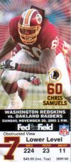 Redskins ticket